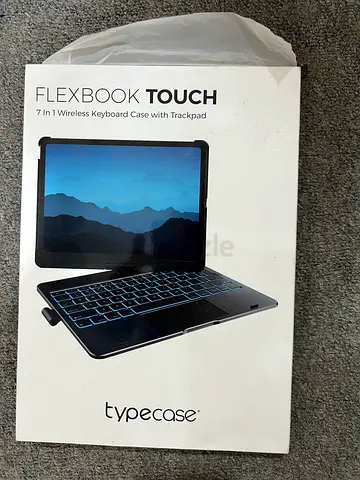 Typecase FlexBook 7-in-1 Wireless Keyboard Case with Trackpad (Boxed) never used