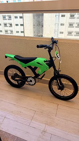 Kids Green Mountain Bike - Small Size, Good Condition