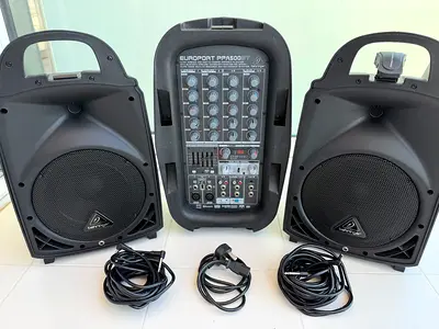 Behringer Europort PPA500BT Portable PA System | Bluetooth | Mint Condition