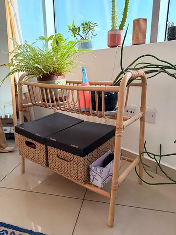 Bamboo plant stand / shelving unit Ikea
