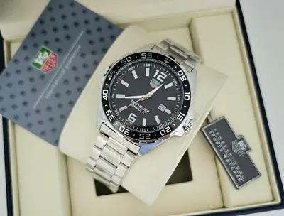 TAG Heuer Formula 1 Stainless Steel Mens Watch - Black Dial