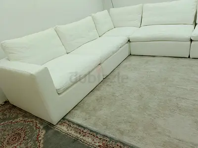 Luxury premium quality feather 🪶 filled modular sofa very comfortable