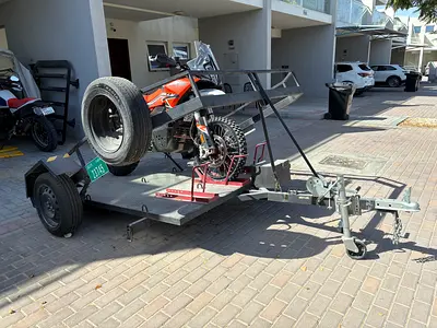 Double Motorcycle trailer (1 year old)