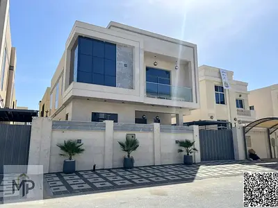 Luxury villa for sale in Al Zahia, elegant design, featuring 5 spacious bedrooms and extremely luxurious finishes.