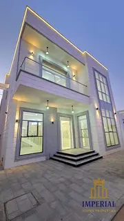 Luxury Villa for Sale in Al Zahya Ajman | 5 Master Bedrooms | 3200 Sqft Built-up | Stone Facade | Fu