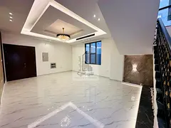 Modern two-story villa (ground + first) with 5 master bedrooms and super deluxe finishing in Ajman