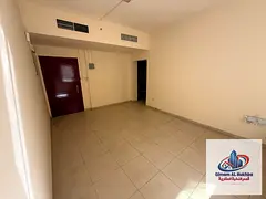 Spacious 2-bath apt, Al Nabaah. High-end finishing, central AC/gas. Easy Dubai exit. AED 34k, flexib