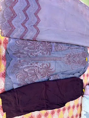 Sana Safinaz lilac trouser kamiz
