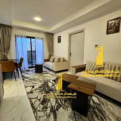 Furnished one-bedroom apartment for rent in Ajman, Ajman Corniche. Clean and tidy furnishings. Inclu