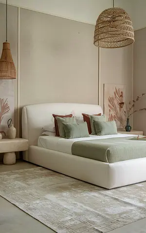 Modern Upholstered Bed Frame