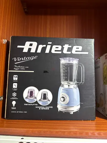 Ariete Vintage Blender / Food Processor with glass jars - Good Condition