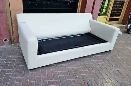 Axis three seater sofa bed with mattress