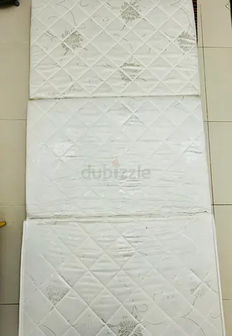 Medicated Trifold Firm Rebonded Foam Single Mattress - 90x180x7 cm