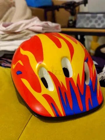 ROCKBABY Kids Bicycle Helmet with Flame Design