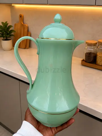 Mint Green Dallah Coffee Pot