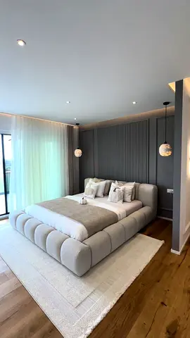 Modern Upholstered Bed Frame For Sale