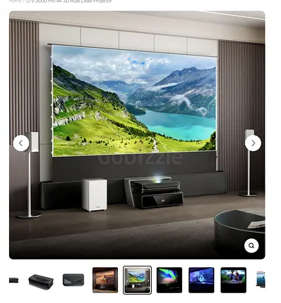 Ultra Short Throw 4K Laser Projector (Home Theater)