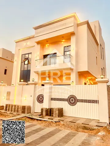 Luxurious villa available for sale in Al Helio 2, Ajman Land area: 3,020 square feet Built-up area: