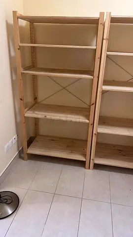 Solid Pine Wooden Shelving Unit - 5 Tier
