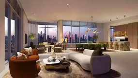 Fully furnished sea view 3 bedroom apartment with maid room and 20% cash discount in Al Ghaf Tower