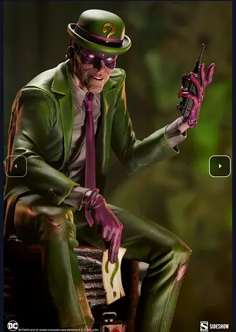 Sideshow Collectible - The Riddler Premium Statue (DC) - Mint Condition