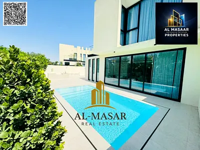 Villa in Al Zorah, Ajman, in the heart of the golf course complex. Freehold ownership, including electricity, water, and air conditioning.