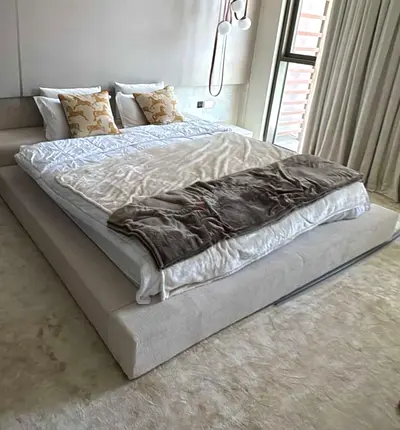 Modern Upholstered Platform Bed Frame