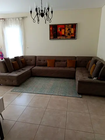 U-Shaped Modular Sofa Set with Cushions