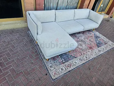 Cratebarrel L shape sofa