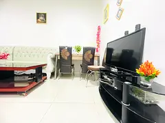 BIGOFFER !! CHEAPEST RENT 2BHK APARTMENT WITH 2 BATHROOM split AC Central gas JUST 3500 ABU SHAGARA