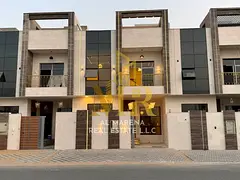 Luxury Villa for Sale in Al Zahia with a Modern Design and Rooftop Terrace, Registration Fees Includ