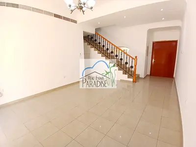 available 3br 1 master bedrooms/fitted kitchen/private back yard/laundry room/covered car parking shared swimming pool/gym compound for rent in mirdif