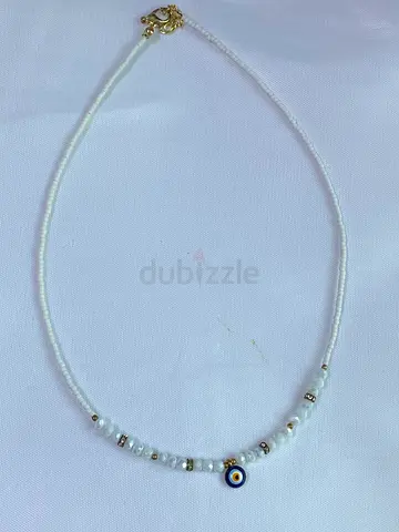 Cute Evil Eye Beaded Necklace 🧿✨