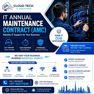 Dubais No.1 IT AMC Services Company | Annual Maintenance Contract (AMC) for Businesses