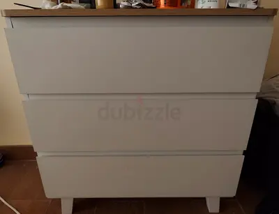 Bed with Mattress 120x200 + 2 Cabinets set