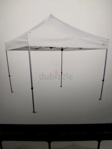 Portable Pop-Up Canopy Tent 3x3m - White