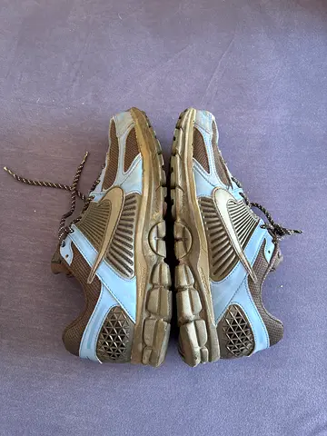 Nike running shoes - brown/white, size not specified