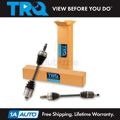 TRQ New Front CV Axle Shaft Assembly LH RH Kit Pair Set