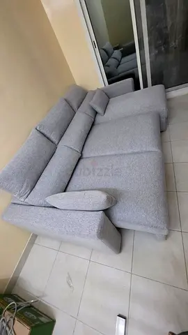 Selling in perfect condition ikea Eskilstuna L shape sofa under storage