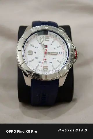 Tommy Hilfiger Mens Watch with Blue Silicone Strap