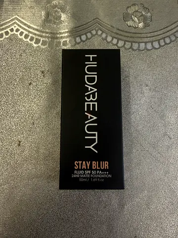 Huda Beauty Stay Blur Foundation (50ml) - Light Shade, Gently Used