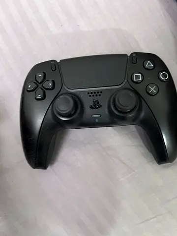 PS5 + Games + Two PS5 Wireless Controllers (Blue + Black) - Good Working Condition
