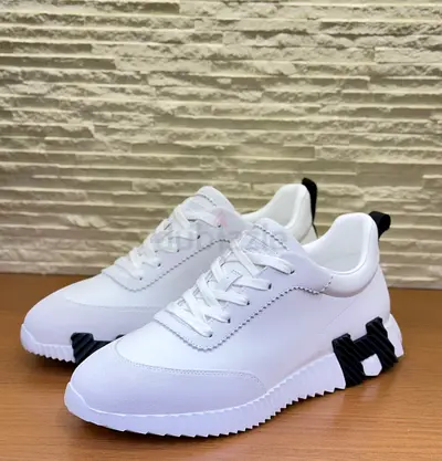 Hermes White casual mens sneakers - lightly used