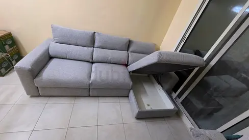 Selling In Perfect Condition ikea eskilstuna L shape sofa under storage
