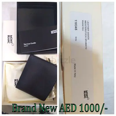 Original  Brand New Monte Blanc genuine  leather  wallet