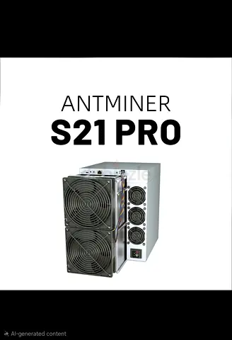 Antminer S21 Pro Bitcoin Miner - Excellent Condition