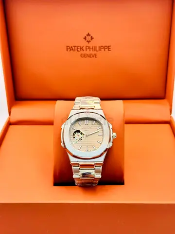 Patek Philippe stainless steel automatic watch in original box