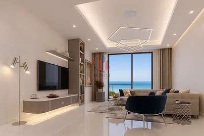 سكن عائلي راقٍ على البحر شقة مفروشة 3 غرف ماستر مع غرفة خادمة تملك حر - برج الفراديس الممزر