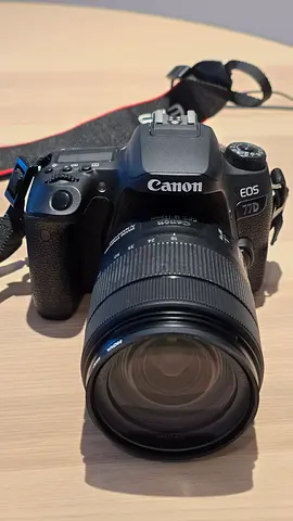 Canon EOS 77D with 2 lenses, bag, straps, filters