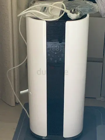 Unused Tower Air Purifier - Compact White/Black Unit